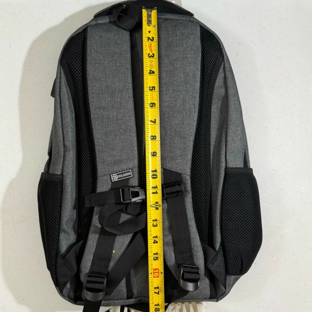 Oulanshi School Business Laptop Backpack with USB Charging Port Unisex NWT - Picture 10 of 17